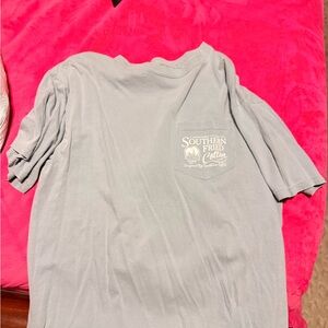 Southern Fried Cotton Light Gray Tee